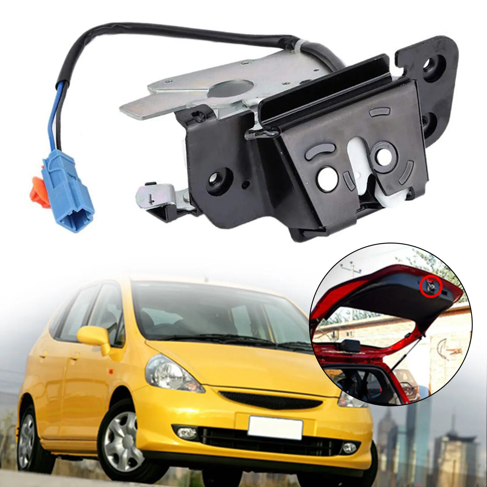 Rear Trunk Tailgate Boot Lock Actuator 74801-SAA-E21 For Honda Jazz Stream Civic Exterior Parts Automobiles Parts