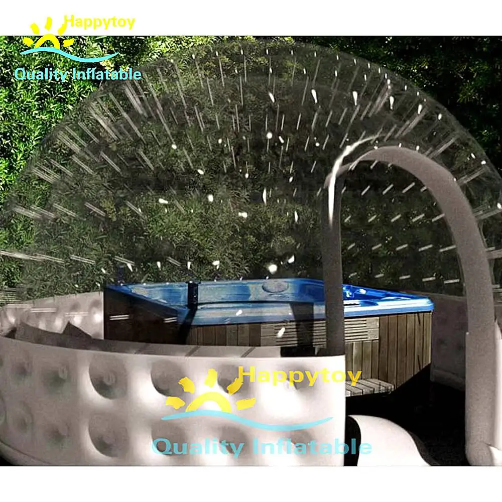 Factory Sale Transparent Inflatable Bubble Tent PVC Dome Igloo Camping Tent For Camping
