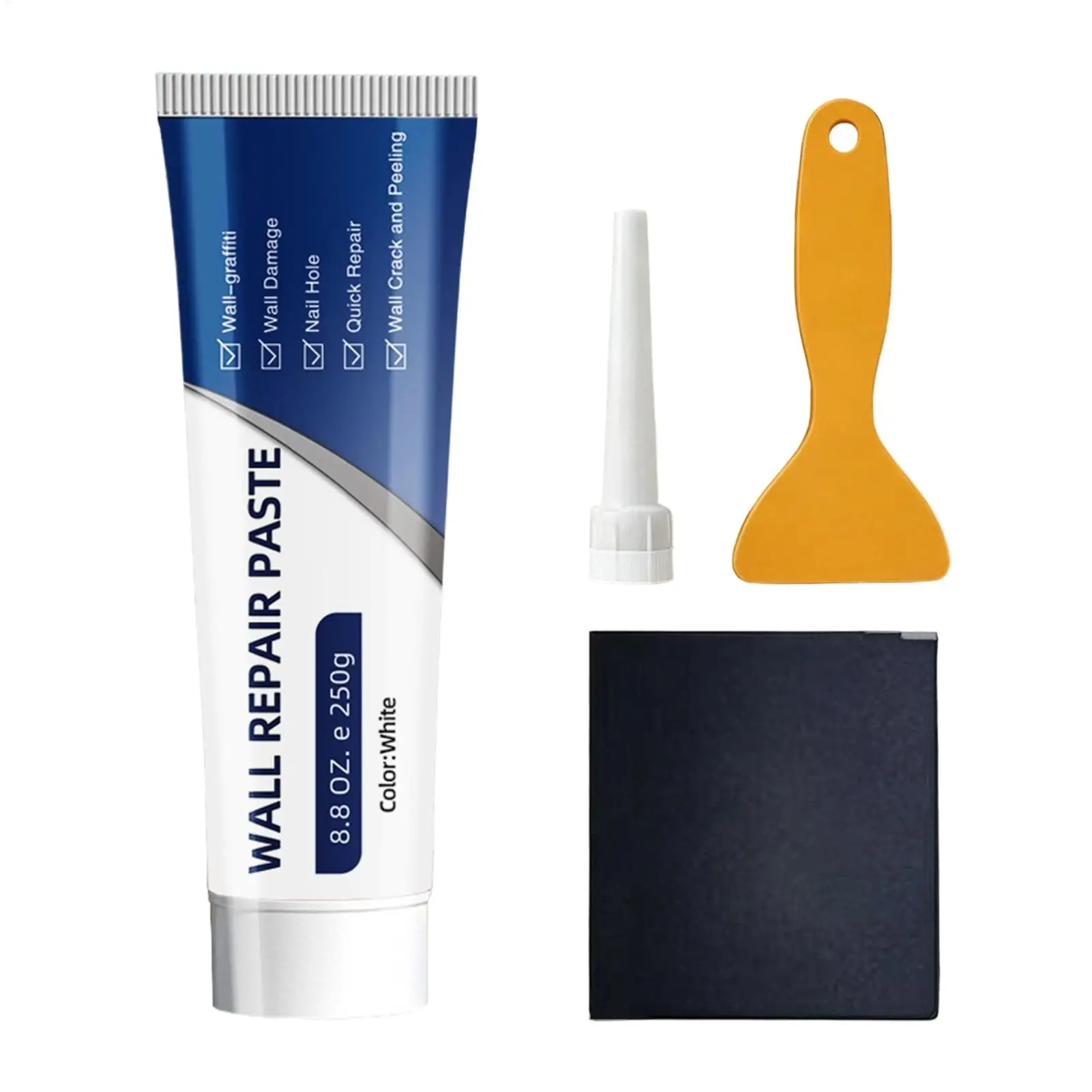 Wall Repair Paste Repair Wall Damage & Graffiti Fill Nail Hole Prevent Wall Cracking Peeling Restore Smoothness Wall Repair Kit