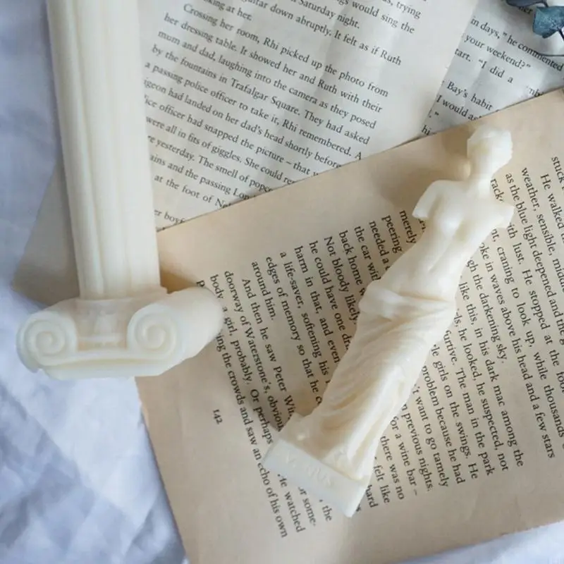 Fragrance Human Shaped Wax Plaster Resin Mold Handmade Casting Mold Silicone Mold DIY Craft UV Epoxy Mold