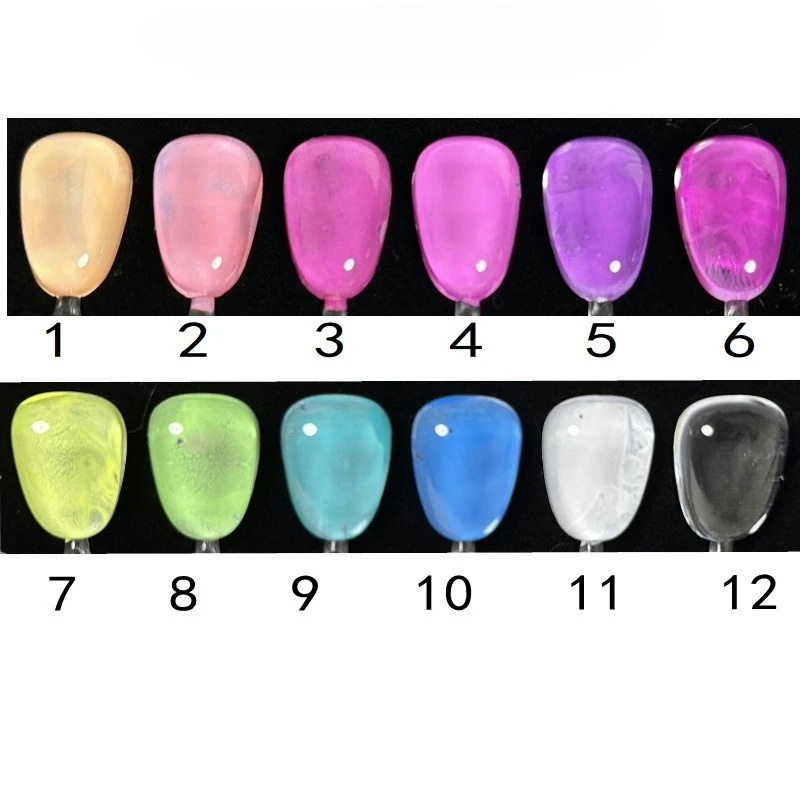TPO FREE Fluorescent Blooming Marble Watercolor Ink Air Dry Spreading Effect Lacquer Blossom Nail Gel Varnish Manicure 12Colors