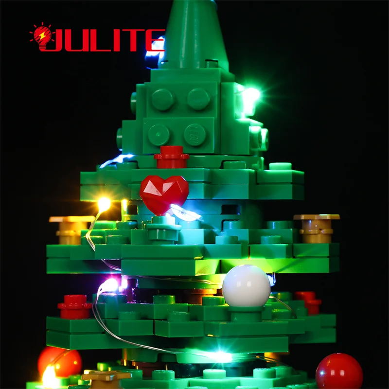 Building Blocks Light For Creator Seasonal 40573 Christmas Tree(NOT Include the Model) LED Lighting Accessories DIY Toys