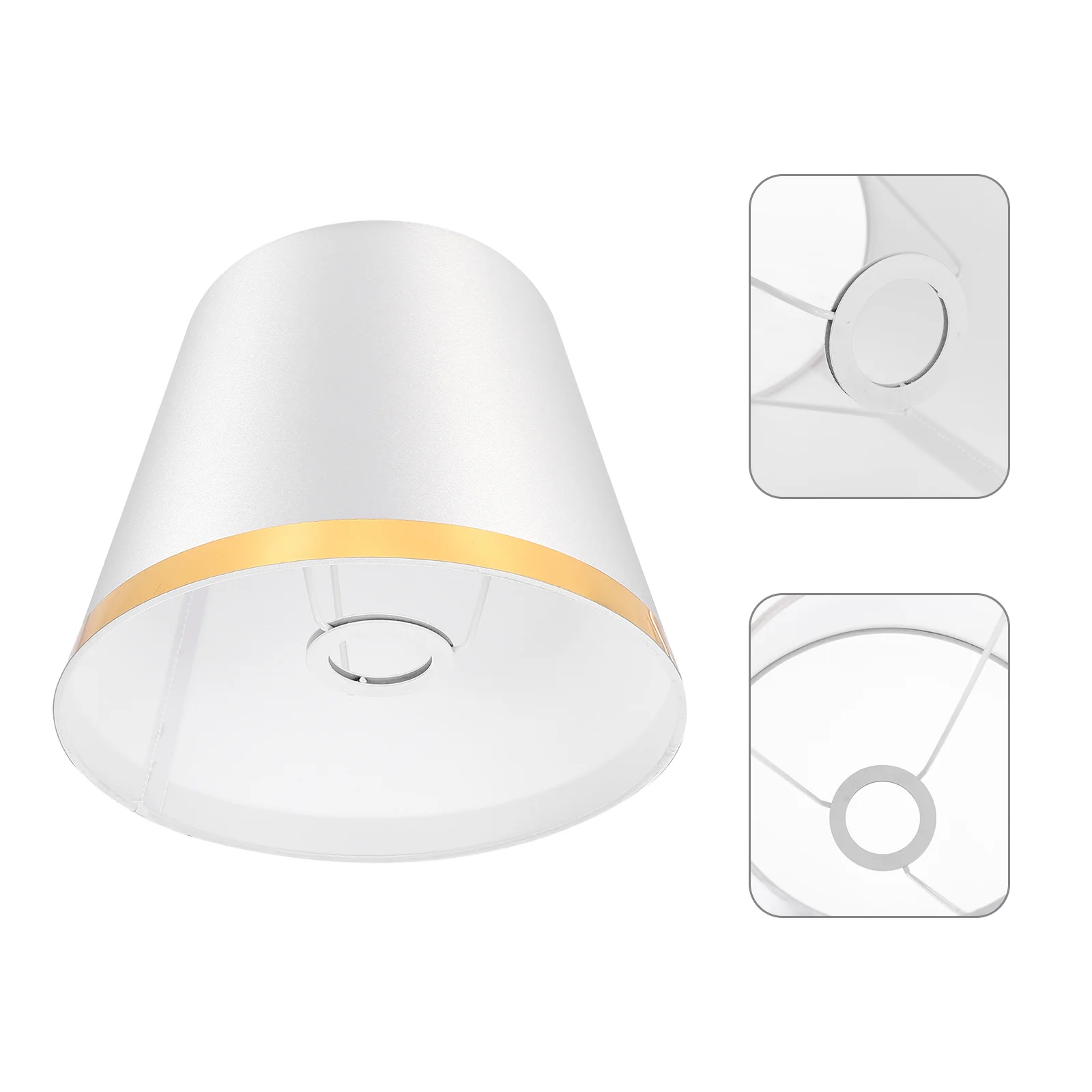 

1Pcs Exquisite Cloth Lampshade Simple Structure Easy Install Bedroom Mood Lighting Accessory DIY Light Shade Lamp Shade