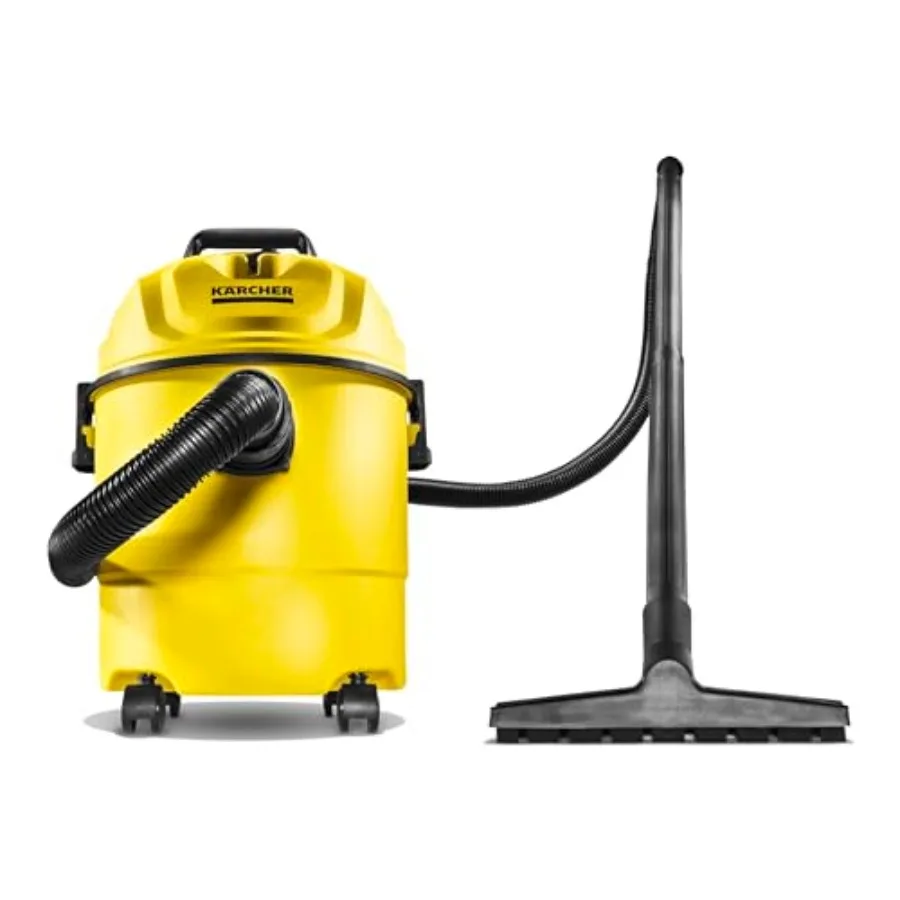 

WD 1 Classic Multi-Purpose 4 Gallon Wet-Dry Shop Vacuum Cleaner with Floor Nozzle Crevice Nozzle Blower Feature Compact