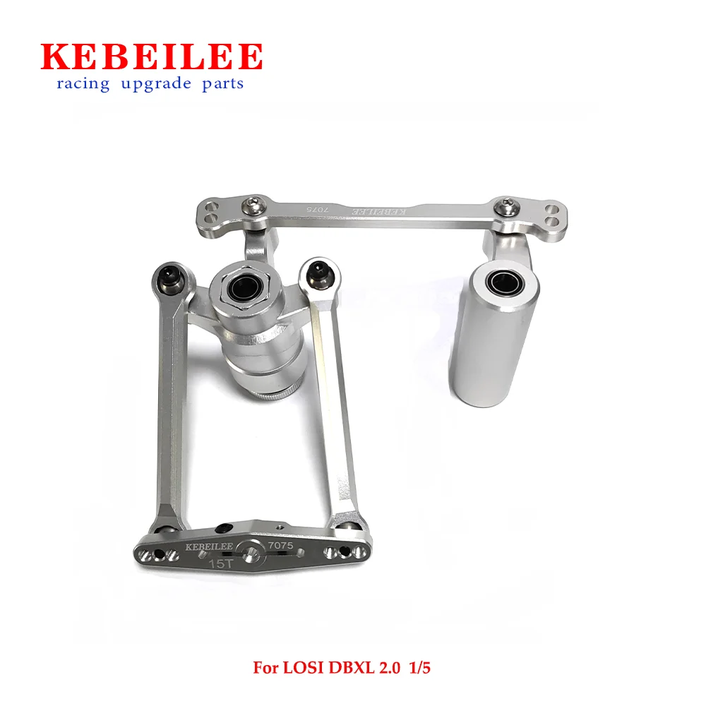 KEBEILEE CNC Alu7075 Servo Steering Bell Crank Kit For Losi DBXL E2.0 1/5