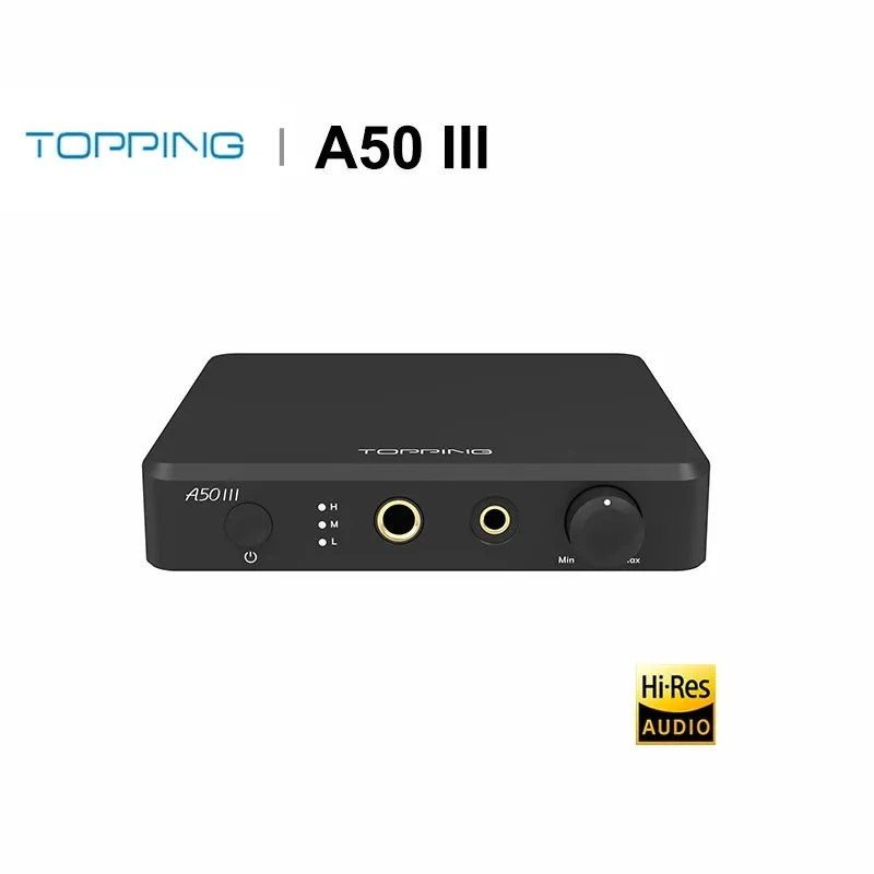 

TOPPING A50 III AMP Headphone Amplifier NFCA Modules Single-end / Balanced Input Fantasy HPA for Desktop audirect