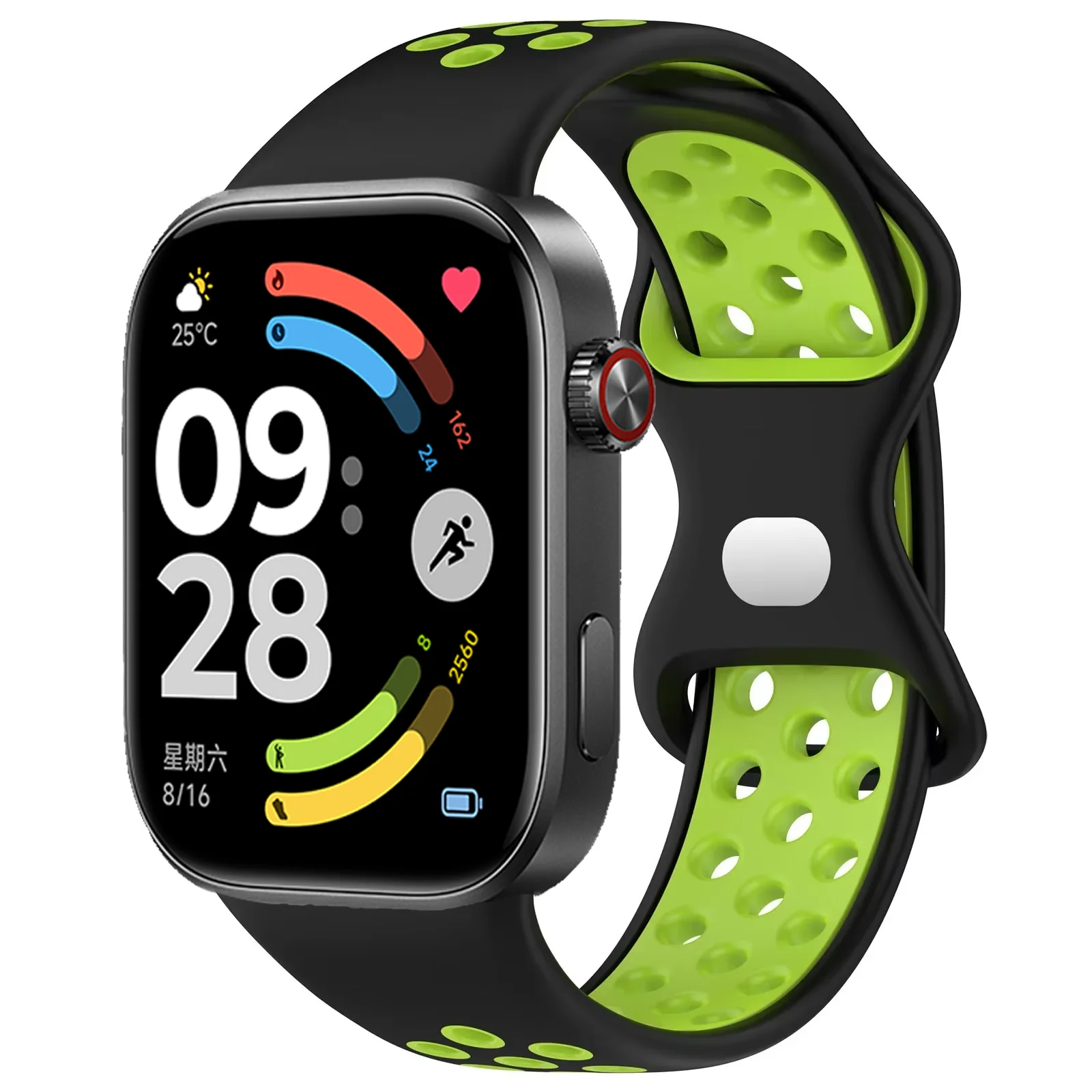 Soft Silicone Strap for Redmi Watch 6 5 4 Sports Breathable Wristband Band Bracelet Xiaomi Band 9 Pro 8 Pro Correa Accessories