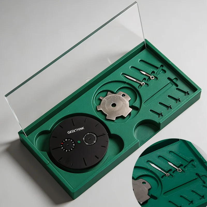 Watch Parts Storage Box Container Watch Dials Placement Tray for Points Accessories Watches Repair Tool Watches Movement Storing