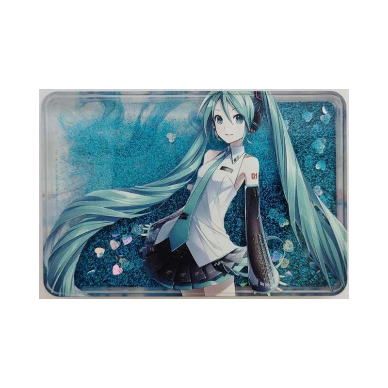 Anime Goddess Story Rare Quicksand Refraction Foil Yamato Hatsune Miku Hancock Toys for boys Collectible Cards Birthday Present