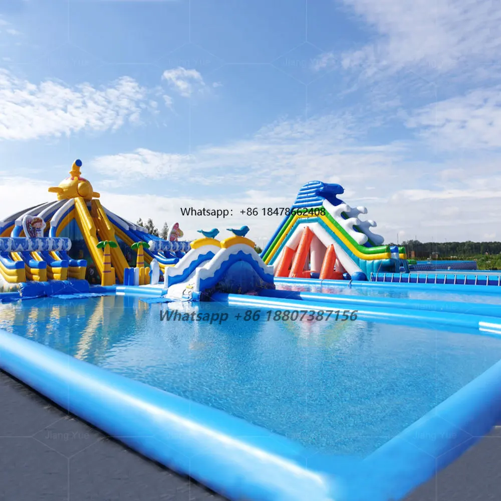 New Popular Water Sport Game Park Equipment Design Build Customized Design Inflatable Water Park