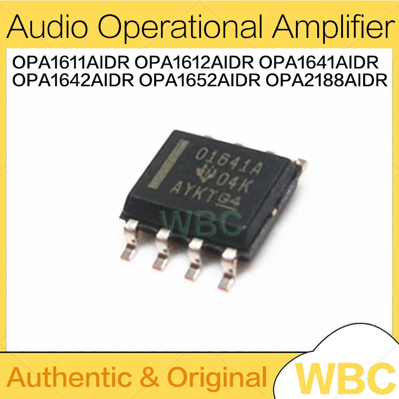 5Pcs/Lot OPA1611AIDR OPA1612AIDR OPA1641AIDR OPA1642AIDR OPA1652AIDR OPA2188AIDR perational amplifier New original