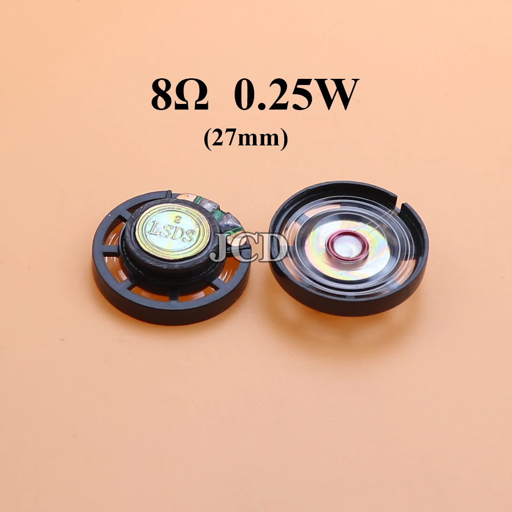 2 шт./компл., новая ультратонкая игрушка, машина для дошкольного образования, автомобильный звуковой сигнал, 8/32 Ом, 0,25 Вт, 0,25 Вт, диаметр динамика 27 мм, 29 мм