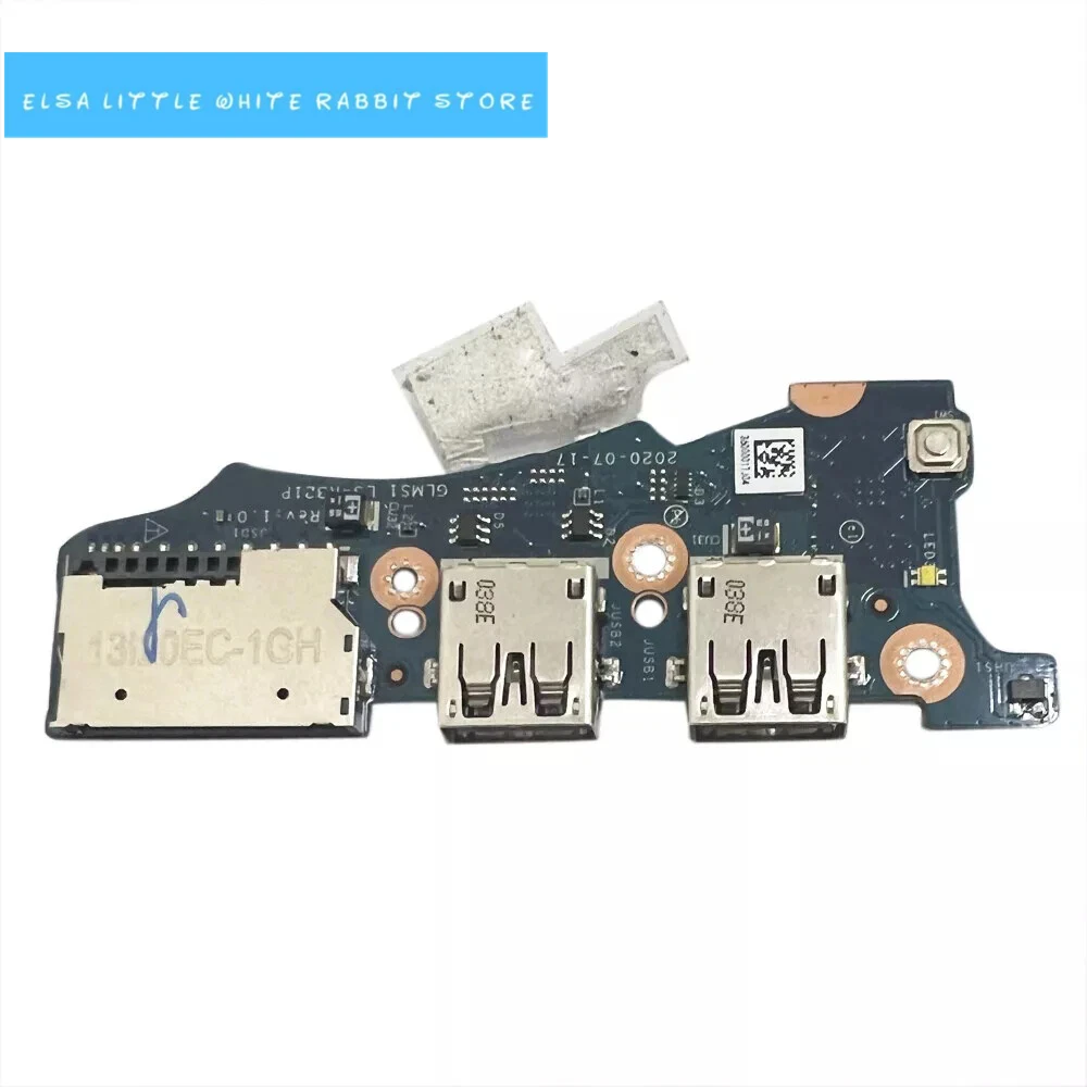 For LENOVO IdeaPad 5-14ITL05 82FE SD CARD USB POWER BUTTON BOARD 5C51B39801 LS-K321P