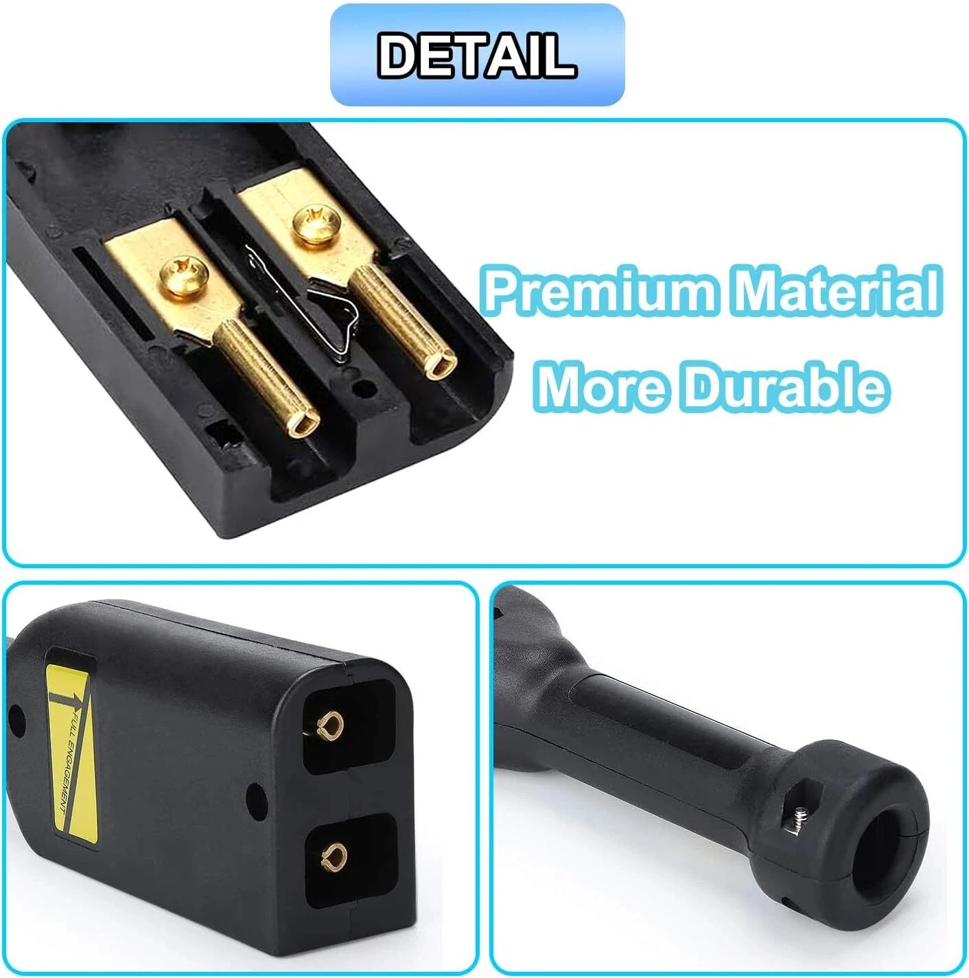 Spina maniglia caricabatterie EZGO 36V per carrello da golf TXT Medalist Electric (1996-UP) 73345G01