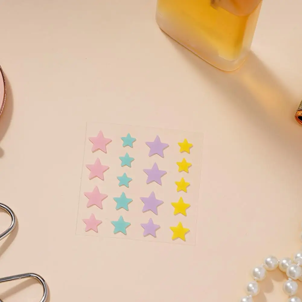 18/36 pz Colorato A Forma di Stella Acne Toppe E Stemmi Carino Unico Idrocolloide Brufolo Copertura Adesivo Invisibile Acne Cura Della Pelle Patch