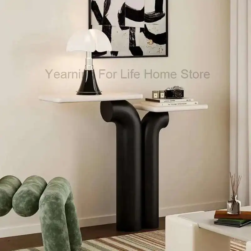 

CX196HN Simple Console Table Aesthetic Entrance Hall Italian Beauty Console Table Premium Living Room Tisch Wohnzimer Furniture