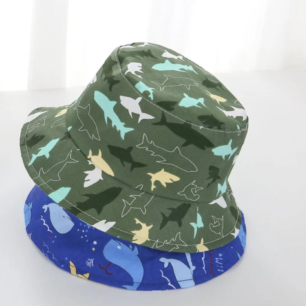 Hot Sale Cartoon Baby Sun Hat Trendy Breathable Sunscreen Hat Anti-uv Beach Cap Boys Girls