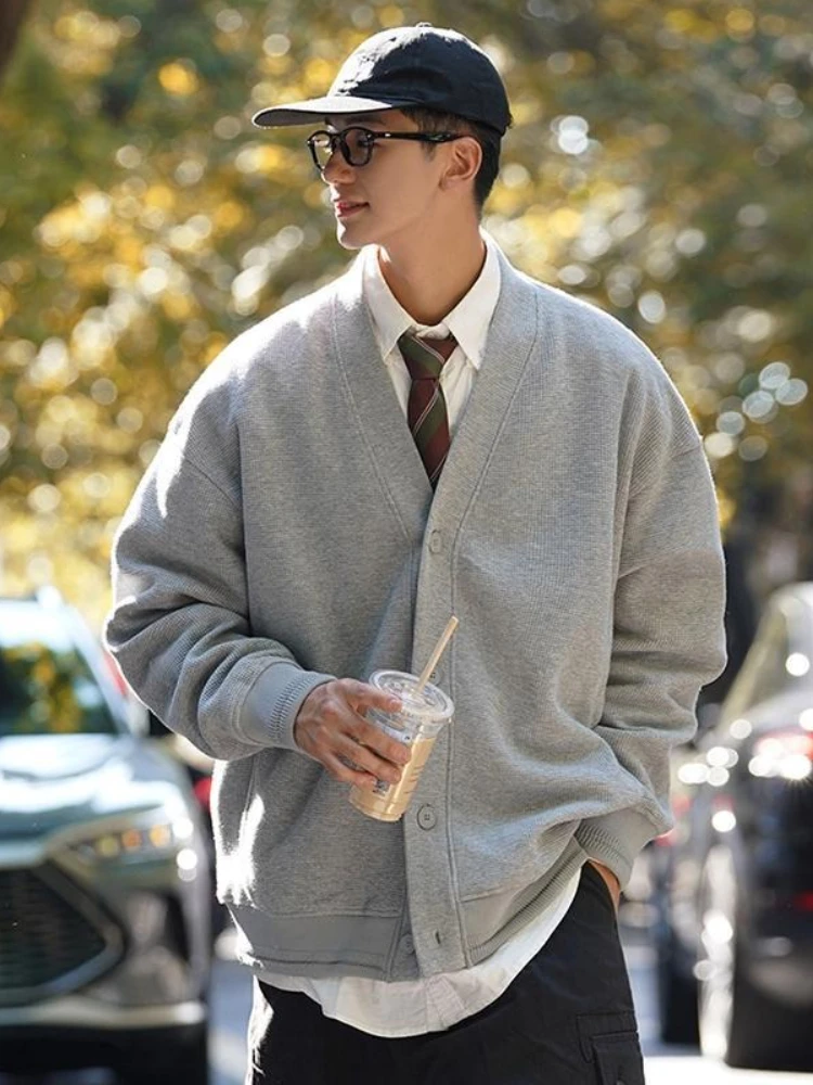 

Толстовки для мужчин с v-образным вырезом, забавные, простые, Harajuku, модные, Y2k, винтажные, осень-зима, добро пожаловать, новинка, теплый мужской пуловер без логотипа