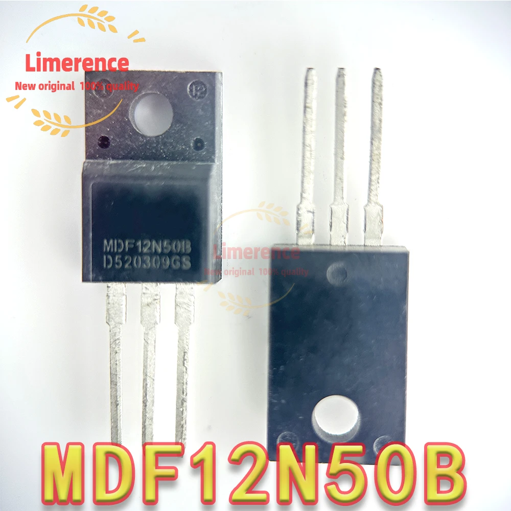 100% nuevo 50 unids/lote original MOSFET MDF12N50FTH 12N50  TO-220F  MDF12N50F MDF12N50B 12A500V Transistor-