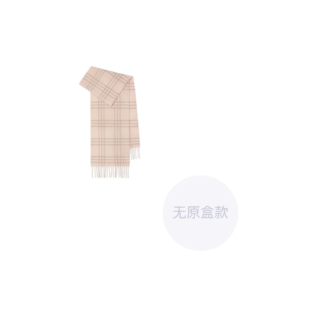 Cachecol de cashmere xadrez Burberry 81086921
