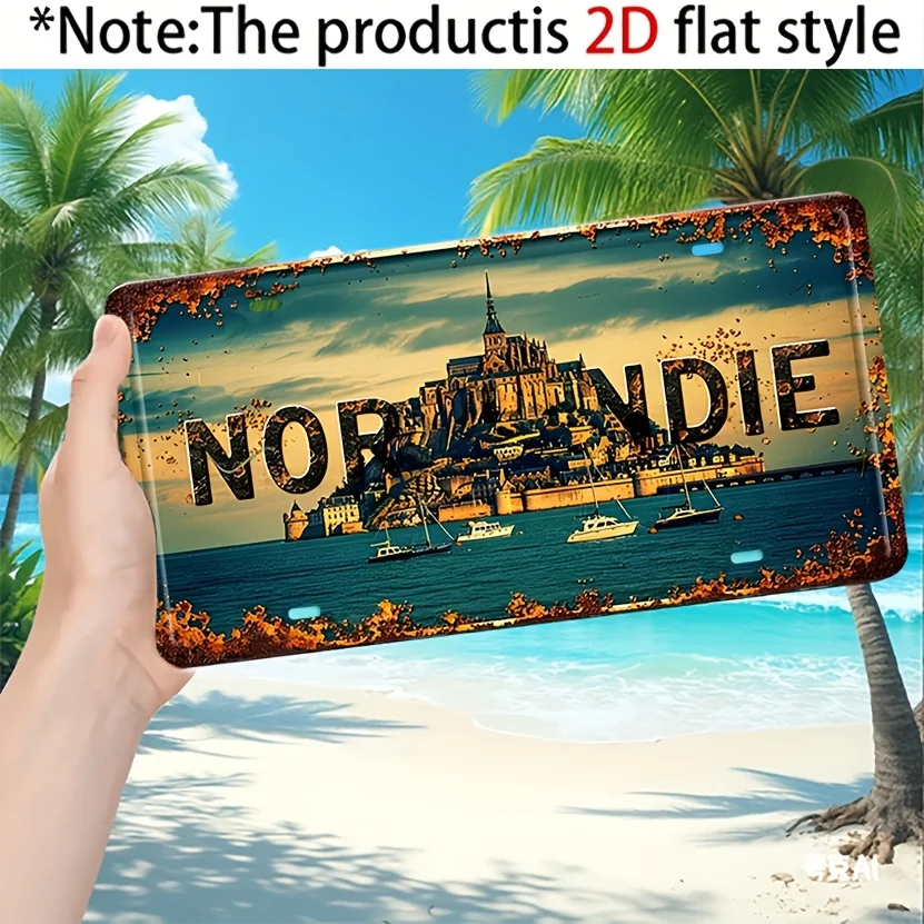 2D Flat - 【2D Flat】 2D Flat - [2D Flat] 2D Flat - Decorative Use Solely, French Normandy Mont Saint-Michel Island Castle Weat