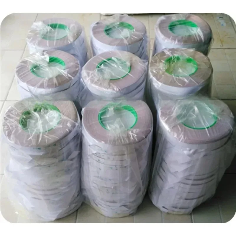 Factory Supply Double Conductive Copper Foil Tape 0.15mm Thickness 50 Meters Length Custom Slit Width Available