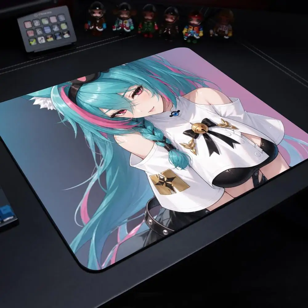 Neverness to Everness Mint Mouse Pad Mousepad Small Office Computer Desk Mat Table Keyboard Big Mouse Pad Laptop Cushion