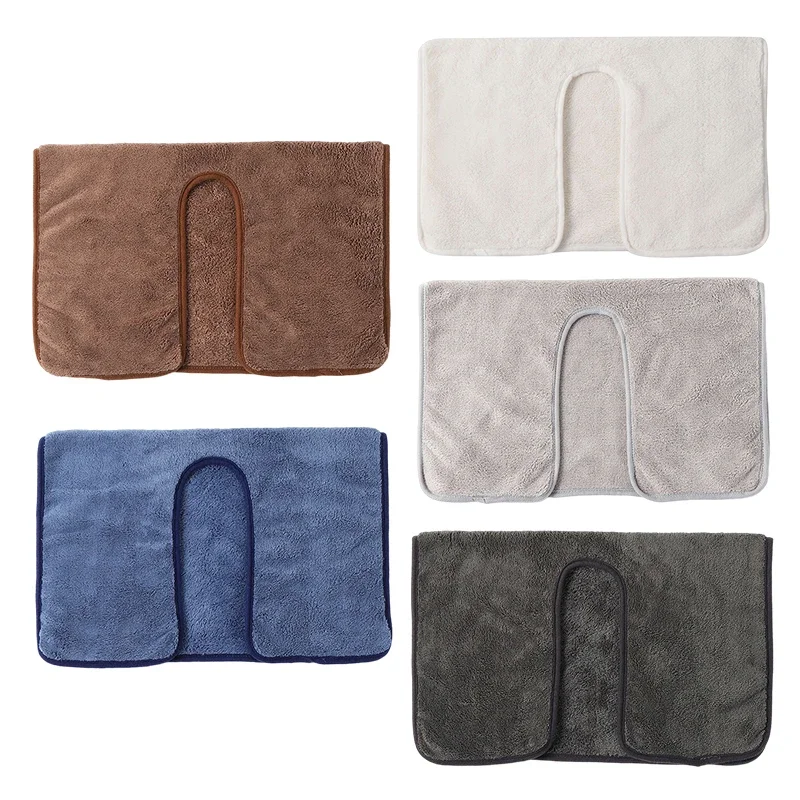 

1Pc Beauty Salon Skincare Massage Towel Microfiber Custom Treatment Facial Wrap Spa Neck Face Wrap Towel Warm U Shape Soft Towel