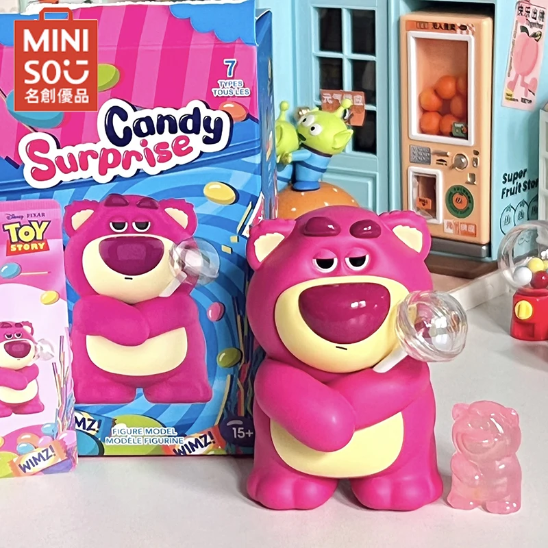 

Miniso X Disney История игрушек, глухая коробка Lotso Alien, Базз, светильник, конфеты, сюрприз, таинственная коробка сюрпризов, фигурка, аниме Модели, игрушки