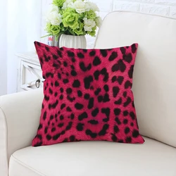 40x40 Fashion Classic Leopard Pattern Pillow Cover with Double sided Printed Sofa Cushion Cover Office Chair Waist Cushion 50x50