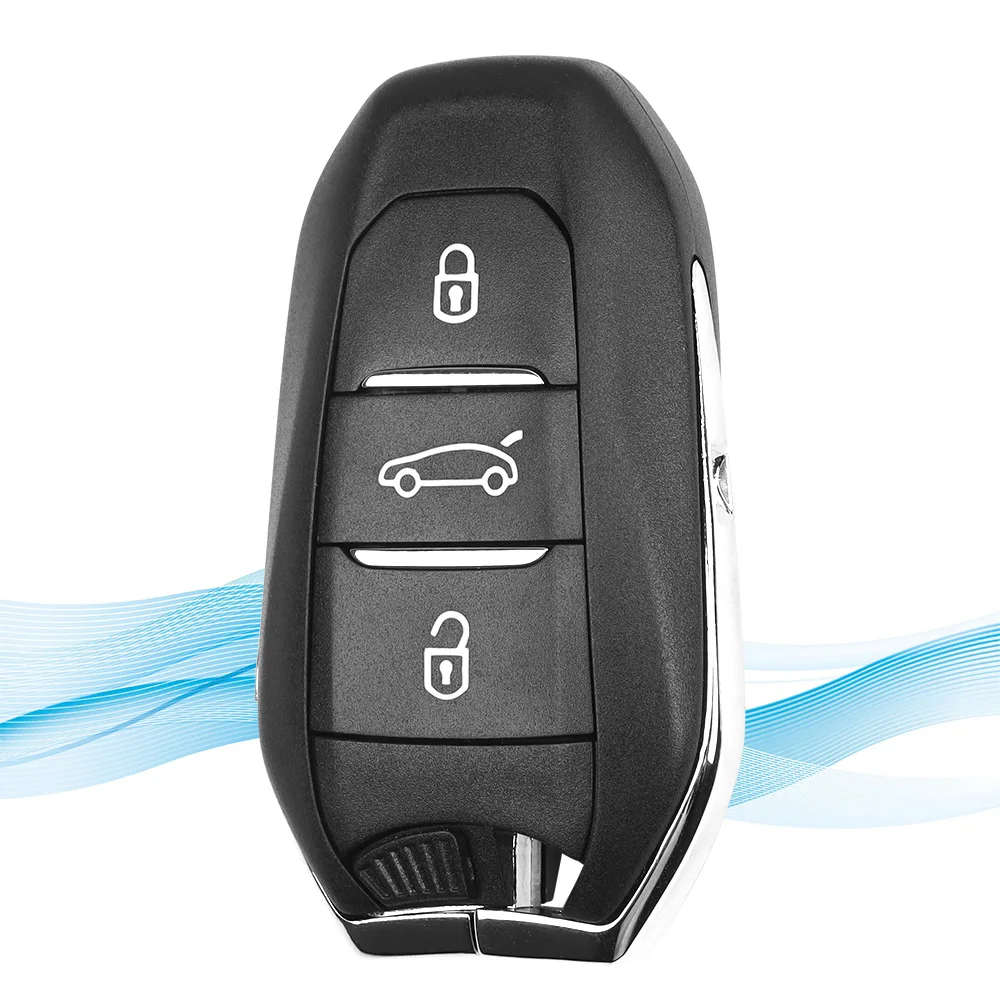 Zz  PCF7945/53 ID46/4A 433MHz Proximity Car Remote Key For Peugeot 208 301 308 508 3008 5008 Citroen C3 C4 C4L C5 Picasso DS5