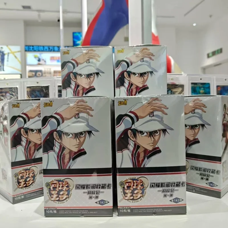 

Новые популярные оригинальные коллекционные карты Kayou New Tennis Shining Moment, пиковая упаковка, коллекционная карта аниме, игрушки на день рождения, подарки-сюрпризы
