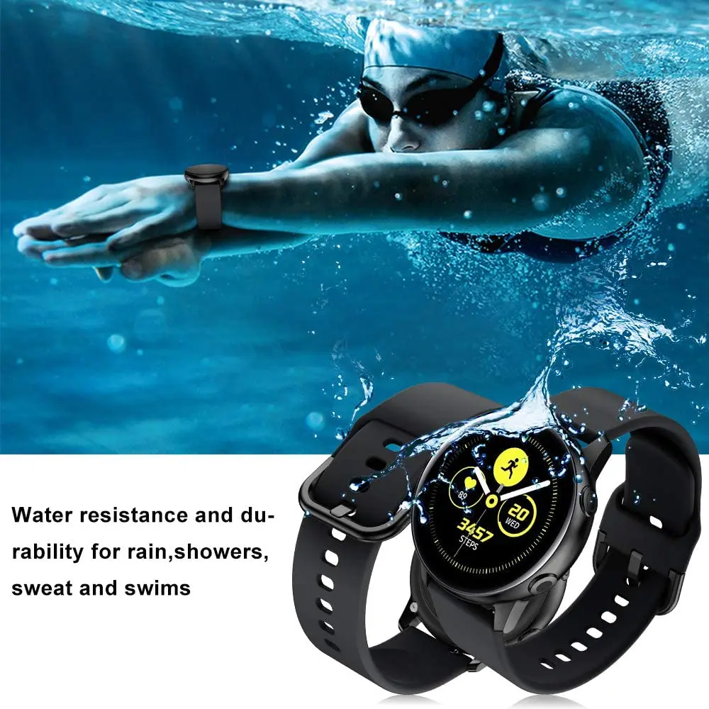 สายรัดซิลิโคนอัจฉริยะ20มม. สำหรับ S40 Garmin ap/vomove h/venu นาฬิกากําไล Forerunner 645 245 /vivoactive 3 3T ข้อมือ