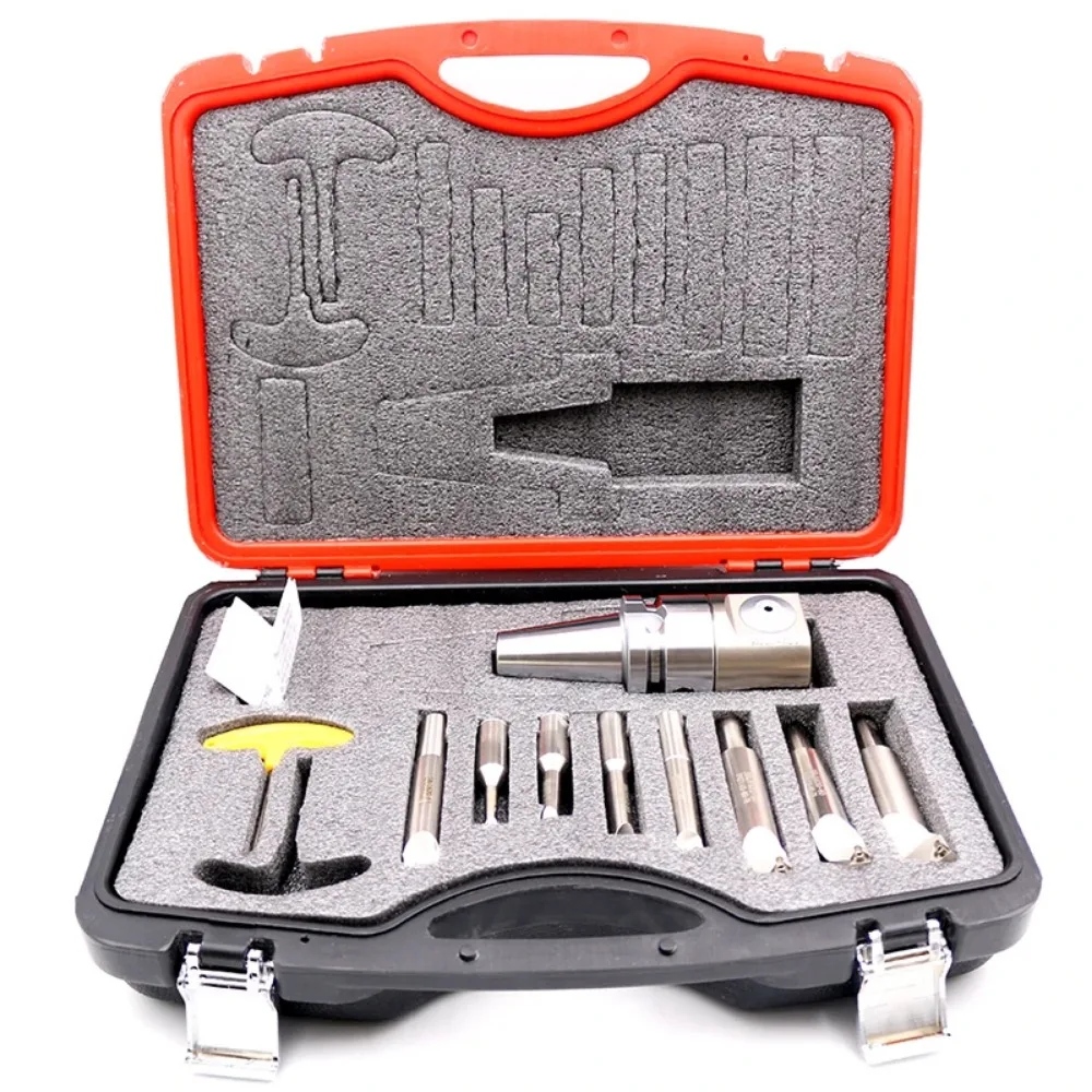 BT30 BT40 NBJ16 Adjustable Steel Fine Boring Head Set Milling Machine Micro Precision Boring Bar Boring Range 6mm-51mm