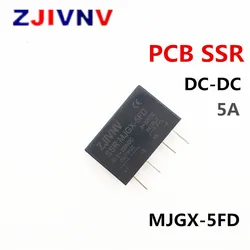 1pcs PCB Type Solid State Relay Dedicated with Pins SSR 5A Input 3-32VDC Output 5-220VDC Snubber Circuit Resistor Relay Switch