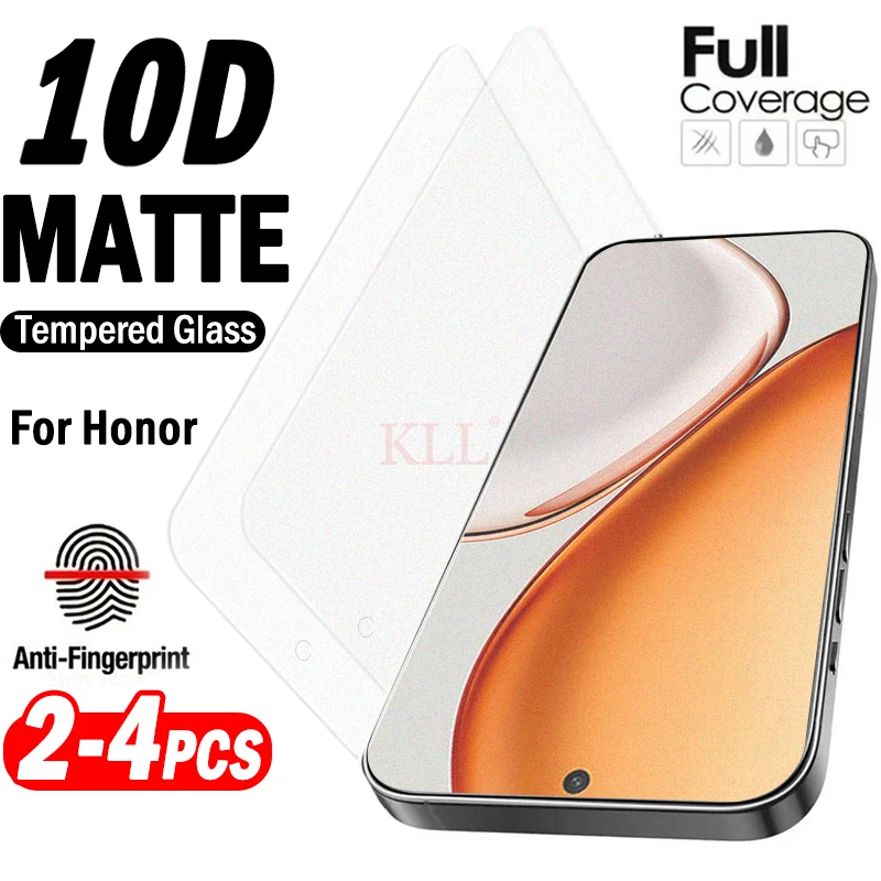 

2-4 шт. матовое закаленное стекло с защитой от отпечатков пальцев для Honor GT Pro X70 X70i X60i X60 X50i + X9 X8 X7 матовая защитная пленка для экрана