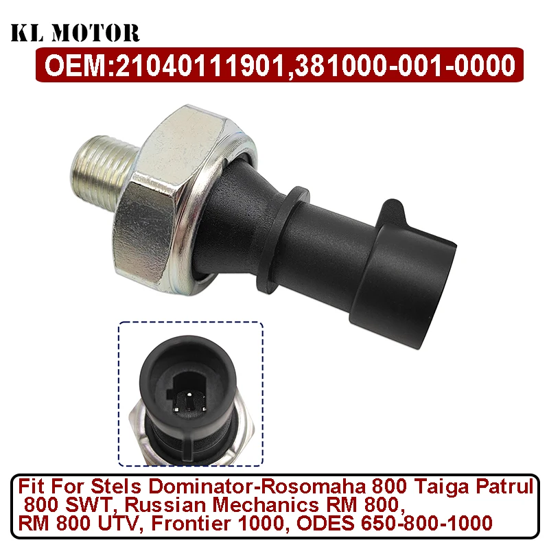 Oil Pressure Switch Oil Sensor Fit 21040111901 ODES ATV UTV 800 V Twin Dominator