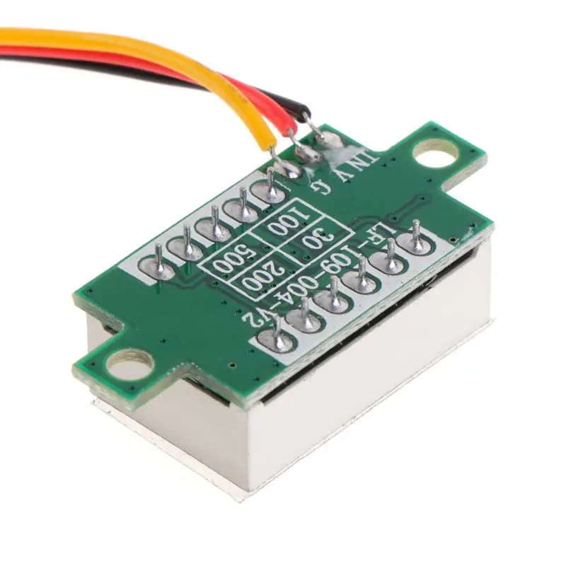 Meter 3 Wire 0.36" for DC 0~100V Digital Voltmeter Gauge Tester LED Display Panel Mount Car Motorcycle Batte