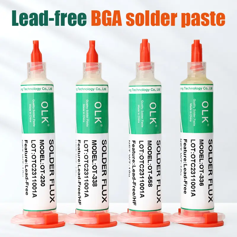 Olk SMD Flux Pcb Repair Soldering Flux No-Clean Solder Paste Welding Advanced Oil Flux For Welding Grease 10cc Soldering Repair - Image 2