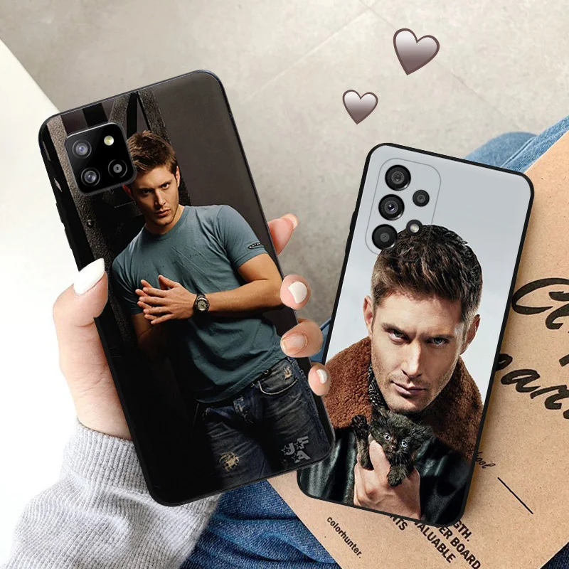 Sam Supernatural Silicone Black Phone Cases for Samsung Galaxy A54 5G A04 A03 A34 A01 A02 A50 A70 A40 A30 A20 S A10 E Cover