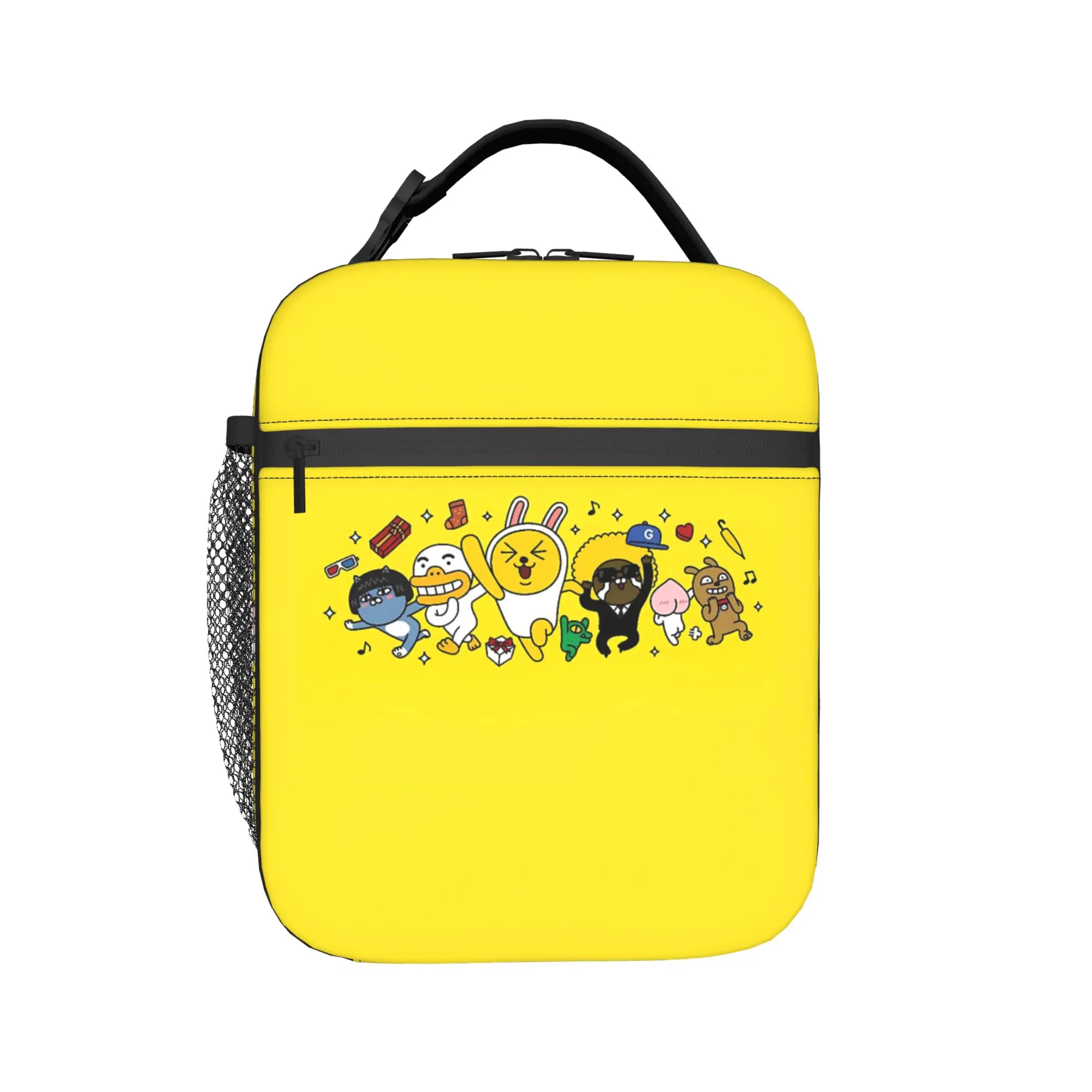 K-Kakaos F-Friends Lunch Bag Retro Picnic Lunch Box Designer Portable Zipper Cooler Bag