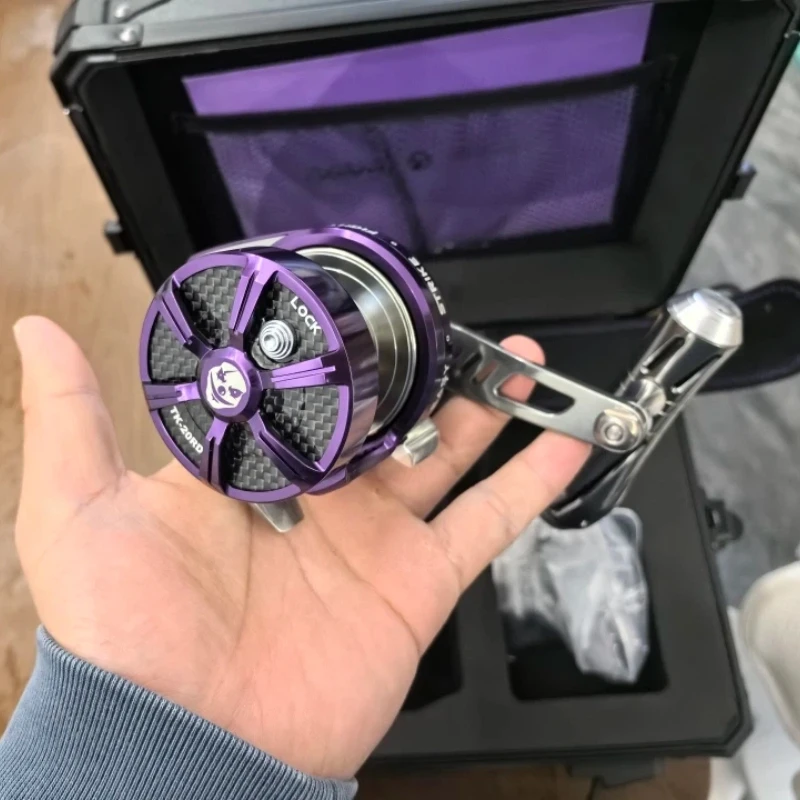 TRICKER Saltwater Jigging Fishing Reel Deep Sea Boat Trolling Drum Wheel For Big Game Anglers