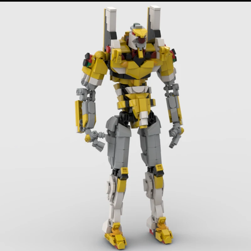 807 sztuk Science Fiction bitwy Mech jednostka 00 klocki do budowy montaż Robot Cyber ​​Brick technologia dla dorosłych zabawka figurka MOC-220469