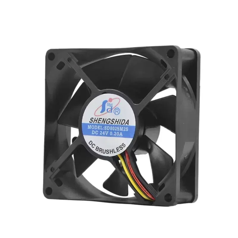 for Shengshida SD8025M2S 80mm 80x25 24V 0.20A Inverter Detection Alarm Cooling Fan