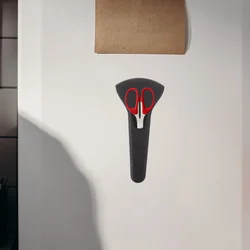 Funda de tijera para refrigerador de 2 piezas, soporte de almacenamiento para refrigeradores de cocina, organizador magnético de pared