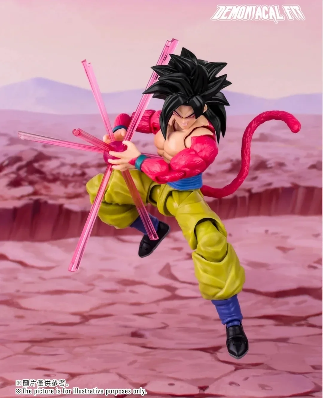 New  Super Saiyan 4 Goku Untamed Power Action Figure Kit Anime Gt Son Goku Ssj4 Model Collect Toys view 6