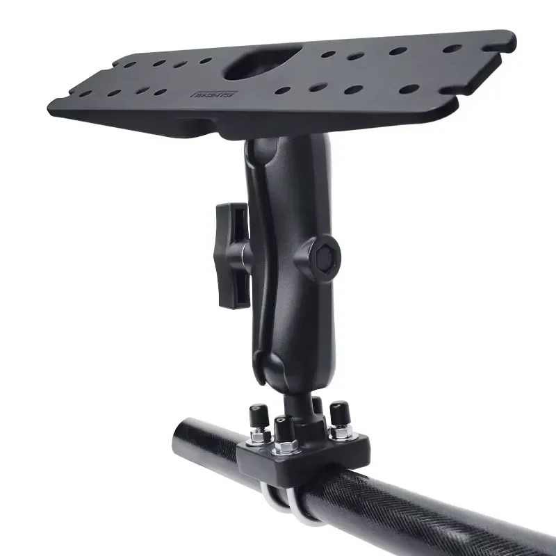 STLF 1.5'' Ball Diameter Marine Electronic Mount with 8.7cm Short Arm Compatible with Garmin, Lowrance, Humminbird