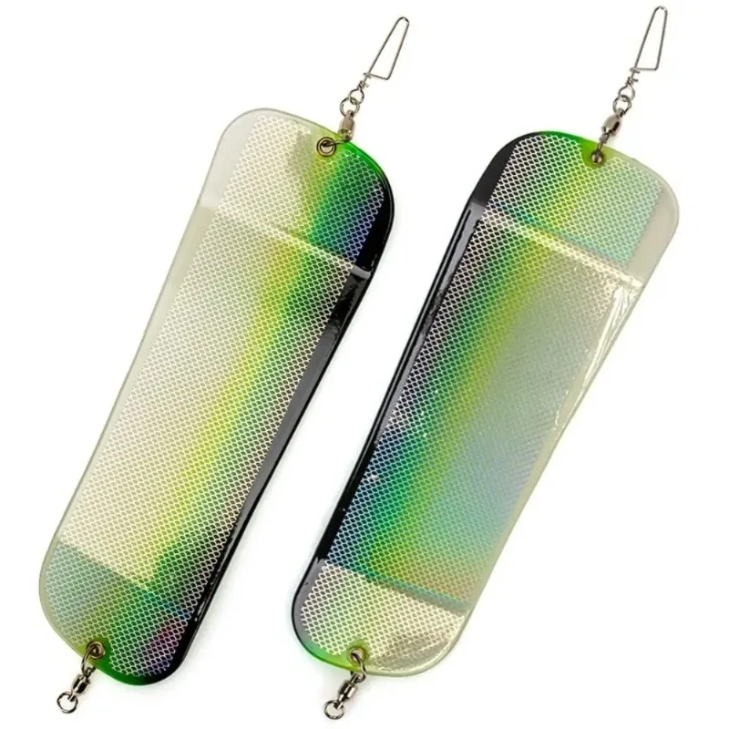 28cm Luminous Lure Flasher UV Double-sided Reflective Diving Flash Board Trolling Fish Trap Fishing Tackle