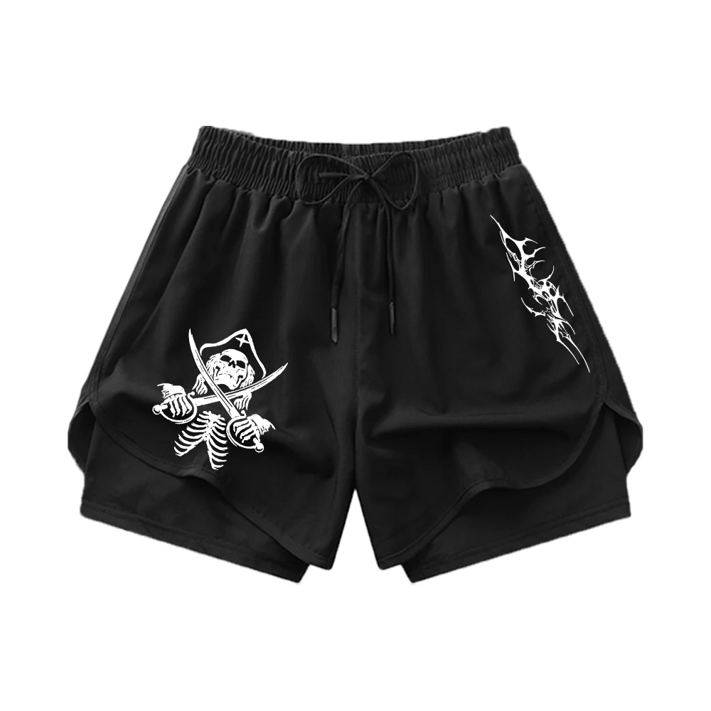 

Men's Summer Quick-Drying Athletic Shorts Elastic And Breathable Shorts For Fitness And Casual Wear Printed Sports Shorts