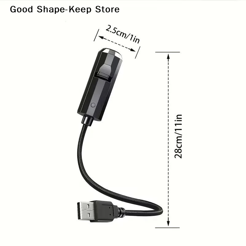 daily360° Flexible Neck USB Planet Projector Light 9 Warm Light Patterns Eye-Friendly Ambient Lamp for Sleeping Use